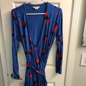 Boden wrap dress size 10p vguc